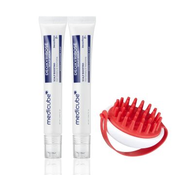 medicube Deoxyribose Ampoule fortifiante pour cuir chevelu anti-chute de cheveux 20 ml - Lot de 2