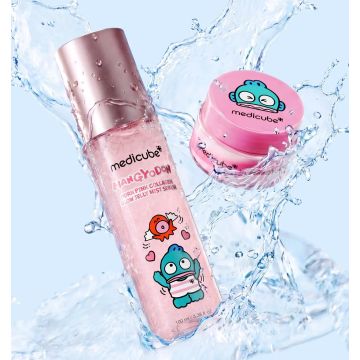medicube PDRN Collagen Glow Jelly Mist Serum Edição Hangyodon 100ml 1 un. (+Bálsamo Labial de Brinde)