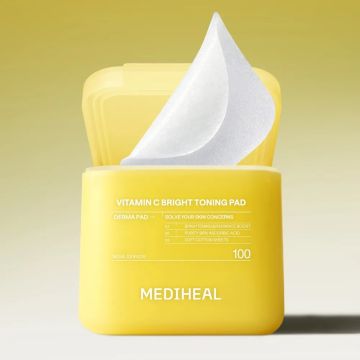 MEDIHEAL Derma Toner Pad Vitamin C 100 Sheets 1pc