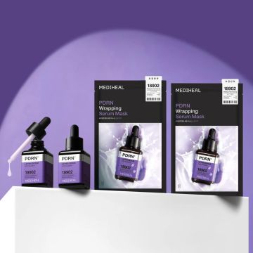MEDIHEAL Square Serum 40ml 2-Pack + Wrapping Serum Mask 2 Sheets Set