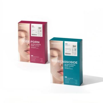 MEDIHEAL Bio Seconderm Sebum Clearing Mask 2-Type Set (1 Sheet x 8 Packs)