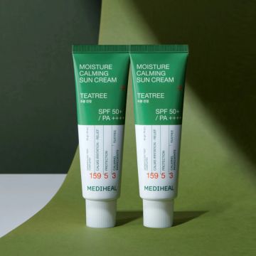 MEDIHEAL Hydrating Soothing Sunscreen SPF 50+ PA++++ 50ml 2-Pack