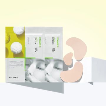 MEDIHEAL Vitamin UV Cut Outdoor Sun Patch Triple Protection 4 Sheets, 2 Pack