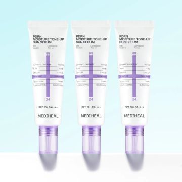 MEDIHEAL PDRN Tone-Up Sun Serum SPF 50+ 50ml 3 Pack