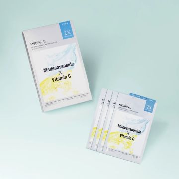 MEDIHEAL Derma Synergy Wrapping Mask Blemish Toning 1 Folha, 14 Unidades