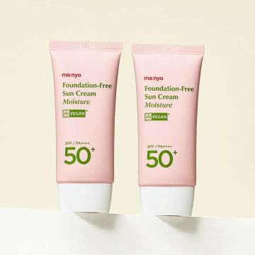 manyo Foundation-Free Suncream Moisture 50ml 1+1