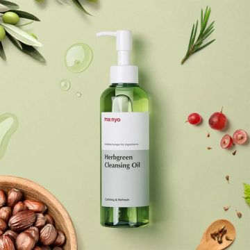 manyo Herb Green Cleansing Oil 200ml 1 Pack