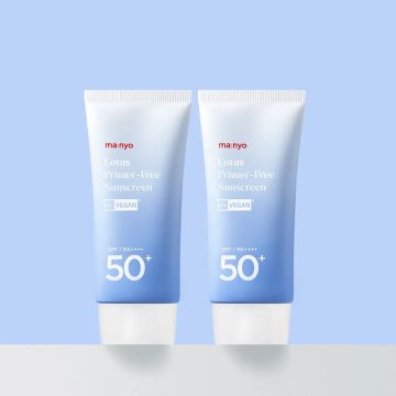 manyo Lotus Primer-Free Suncream 50ml 2Pks SPF50+ PA++++