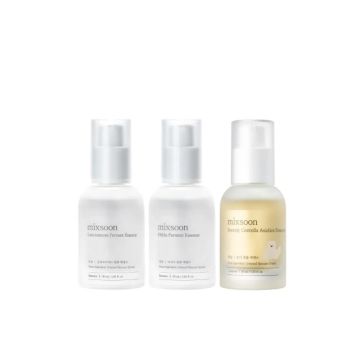 mixsoon ベスト3種レイヤリングセット (Galactomyces Essence 30ml + Bifida Essence 30ml + Centella Asiatica Essence 30ml)