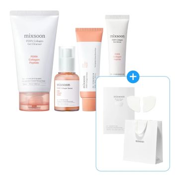 mixsoon PDRN 4-teiliges Set (Gel Cleanser 100ml + Cream 50ml + Eye Serum 20ml + Serum 30ml)