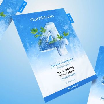 numbuzin No.4 SOS Icy Soothing Sheet Mask 10 Hojas