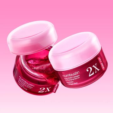 numbuzin No.2 2X Rose PDRN Collagen Plumping Serum 30ml x 2