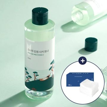 Round Lab Pine Calming Cica Toner 250ml (+40 Stretchable Toner Pads)