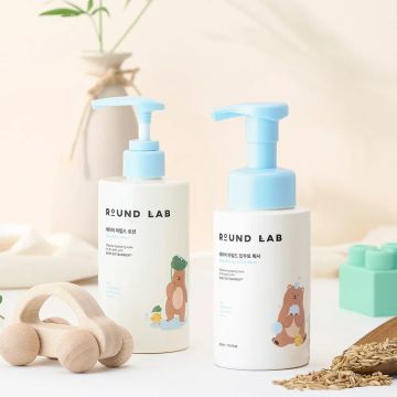 Round Lab Baby Mild Top-to-Toe Wash 300ml + Lotion 300ml 2-Piece Set