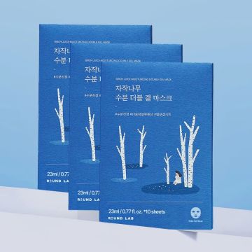 Round Lab Birch Juice Moisturizing Double Gel Mask 30 Sheets