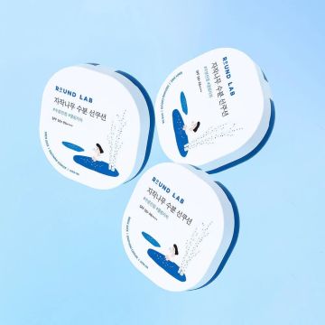 Round Lab Birch Juice Moisturizing Sun Cushion 15g 3-Pack (SPF 50+ PA++++)