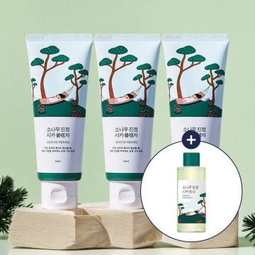 Round Lab Pine Calming Cica Cleanser 150ml Set of 3 (+Pine Toner 100ml)