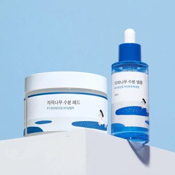 Round Lab Birch Juice Moisturizing Pad 80 Pads + Ampoule 50ml 2-Piece Set