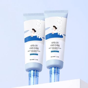 Round Lab Birch Juice Moisturizing Sun Serum 50ml Kit com 2 unidades
