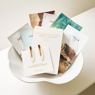 SKIN1004 Madagascar Centella Variety Mask Set + Hair Clip