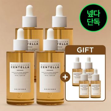 SKIN1004 Madagascar Centella Ampoule 100ml (4 Pack) + 30ml (4 Pack)