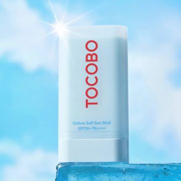TOCOBO Cotton Soft Sun Stick SPF50+ PA++++ 19g, 1 Unidade