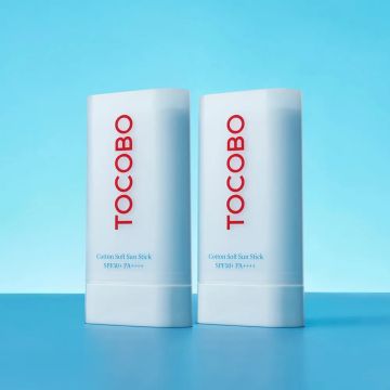 TOCOBO Cotton Soft Sun Stick SPF50+ PA++++ 19g Kit com 2 unidades