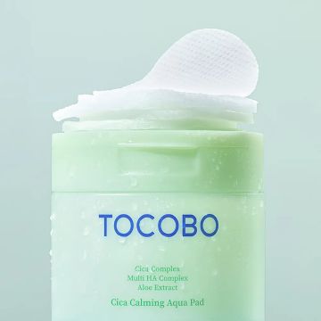 TOCOBO Discos Hidratantes e Suaves Cica Calming Aqua Pad 60 Unidades