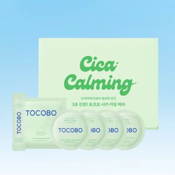 TOCOBO Cica All-in-One Skincare Trial Kit 6 Types (Total 12 Pack)