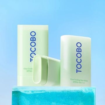 TOCOBO Cica Cooling Soothing Sun Stick Stick Solaire Apaisant Effet Fraîcheur SPF50+ PA++++ 18g Lot de 2
