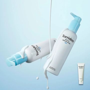 Torriden DIVE-IN Low Molecular Hyaluronic Acid Cleansing Milk 200ml 2-Pack + [Free Gift] Balanceful Cleansing Foam 50ml