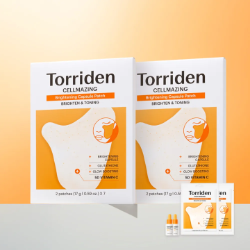 Torriden Cellmazing Vita C Brightening Capsule Mask 7 Sheets (2 Packs) + Vita Ampoule 10ml (2 Packs) + Vita Mask 2 Sheets (2 Packs)