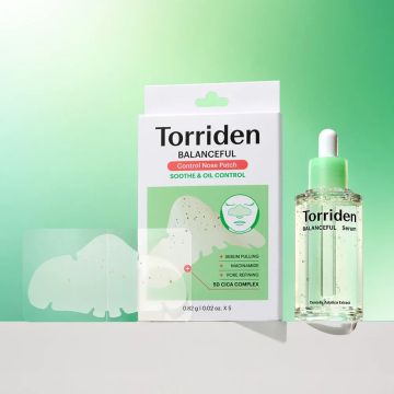 Torriden Balanceful Sebum Patch 5 Sheets + Cica Calming Serum 50ml Set