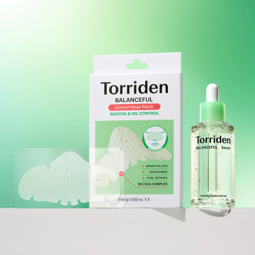 Torriden Balanceful Sebum Patch 5 Sheets + Cica Calming Serum 50ml Set