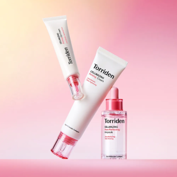 Torriden Cellmazing Pore Firming 3-Step Set (Ampoule 30ml + Cream 60ml + Eye Cream 30ml)