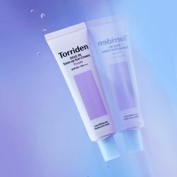 Torriden DIVE-IN Purple Tone-Up Sunscreen 60ml SPF 50+ PA++++