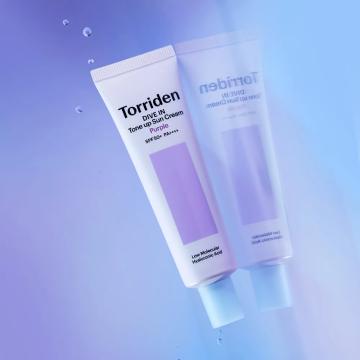 Torriden DIVE-IN Purple Tone-Up Sunscreen 60ml SPF 50+ PA++++