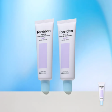 Torriden DIVE-IN Purple Tone-Up Sunscreen 60ml Duo + 20ml Gift Set (SPF 50+ PA++++)