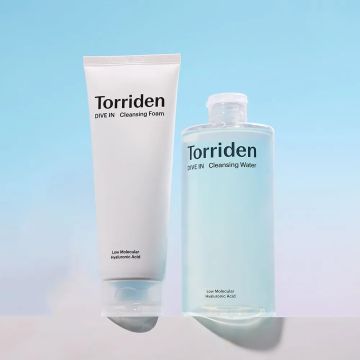 Torriden DIVE-IN Cleansing Foam 150ml + Cleansing Water 400ml 2-Piece Set