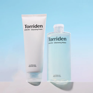 Torriden DIVE-IN Cleansing Foam 150ml + Cleansing Water 400ml 2-Piece Set