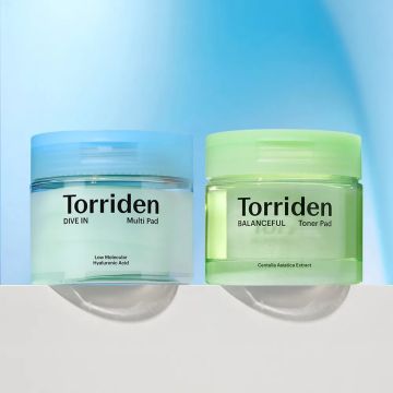 Torriden DIVE-IN Multi Pad (80 sheets) + Balanceful Cica Pad (60 sheets) 2-Type Set