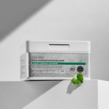 VT Cosmetics Máscara Facial Ultra-Hidratante Cica Exosome Moisture Mask 20 Folhas 1 Unidade
