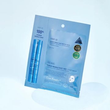 VT Cosmetics قناع خطوتين VT Hydrop Reedle Shot 100hL (1.5g+27g) 10 قطع