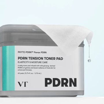 VT Cosmetics PDRN Tension Toner Pad 60 Sheets