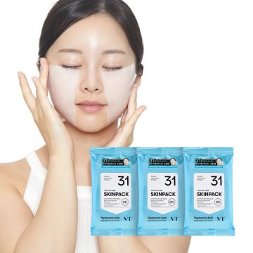 VT Cosmetics Moisturizing 31° Mini Skin Pack 30 hojas, 3 paquetes