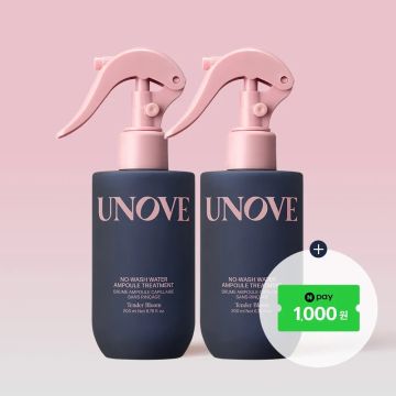 UNOVE No-Wash Water Ampoule Treatment Double Set (200ml x 2)