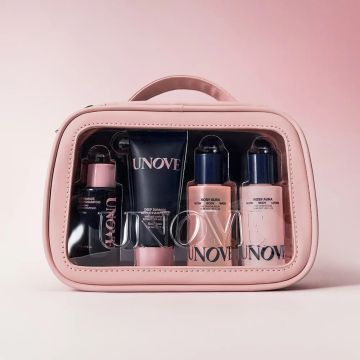UNOVE Hair & Body Reiseset (Shampoo + Treatment + Duschgel + Bodylotion)